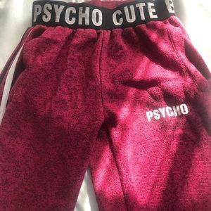 cute but psycho joggers